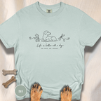Life is Better with a Dog or Two or Three in Fall T-shirt