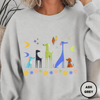 Retro Atomic Dogs Crewneck Sweatshirt