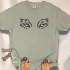 Ice Blue Eyes of the Grey Wolf  T-Shirt