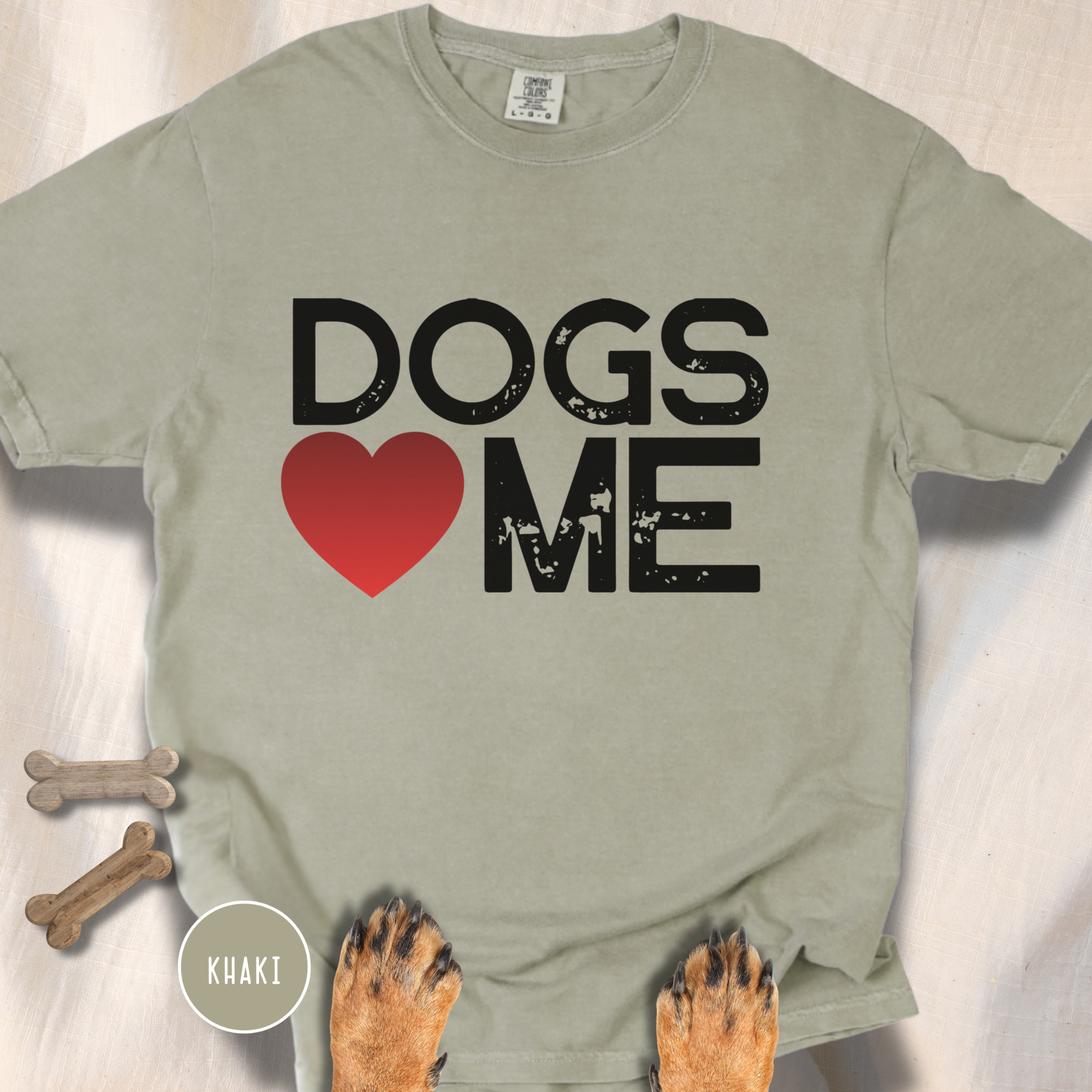 Dogs Love Me Statement T-shirt