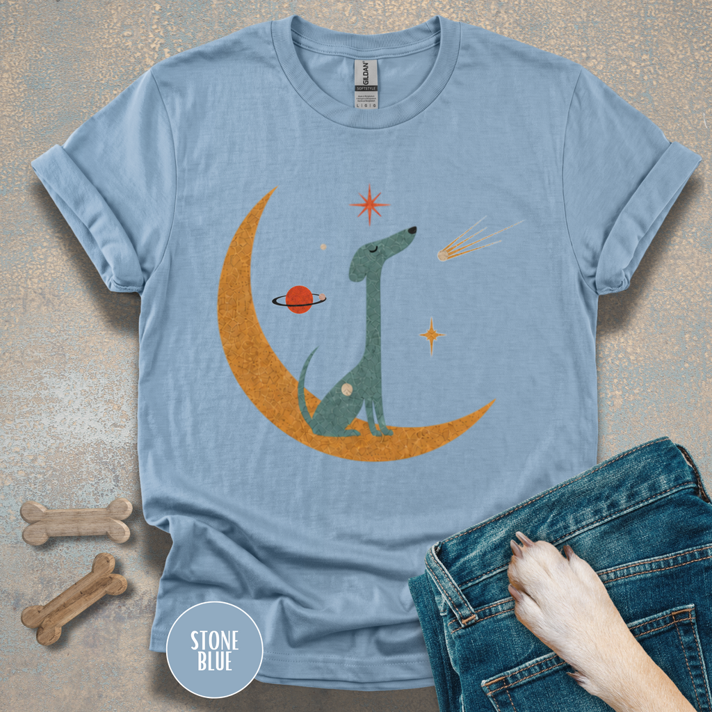 Cosmic Dog Observes the Skies T-Shirt