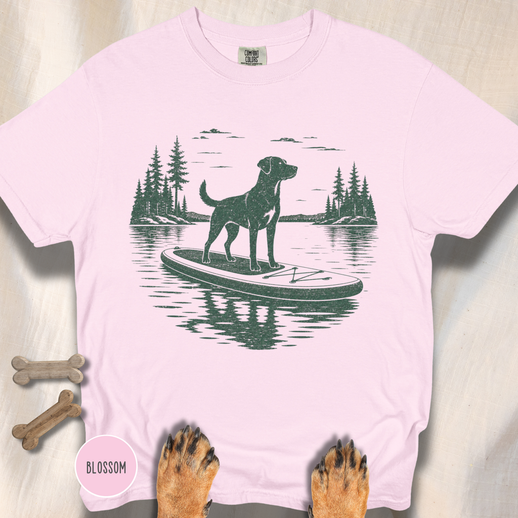Paddleboard Dog  T-shirt