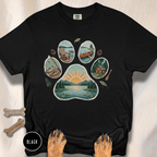 Lake Life Dog Paw T-Shirt