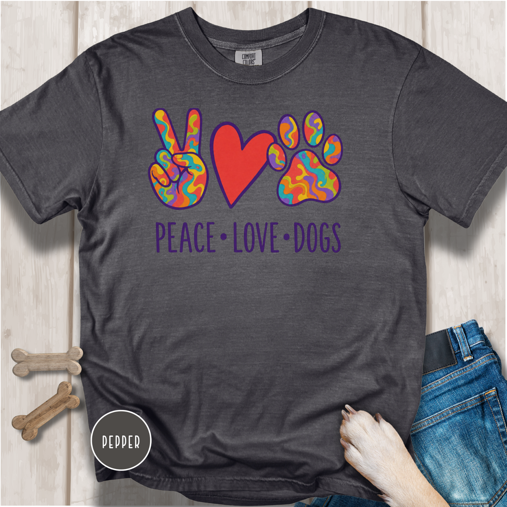 Peace Love Dogs T-shirt