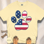 American Flag Pawtriot T-shirt