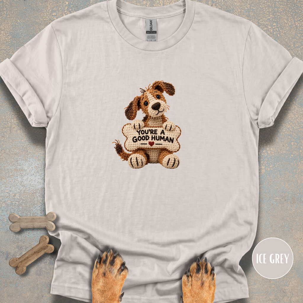 Positive Crochet Pup T-shirt