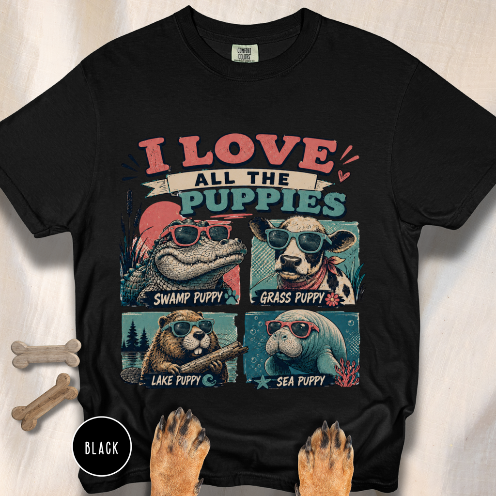 I Love All the Puppies T-shirt