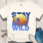 Stay Wild Big Foot and Dog T-shirt