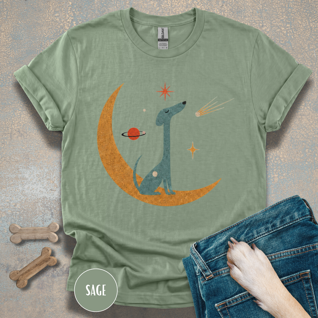 Cosmic Dog Observes the Skies T-Shirt