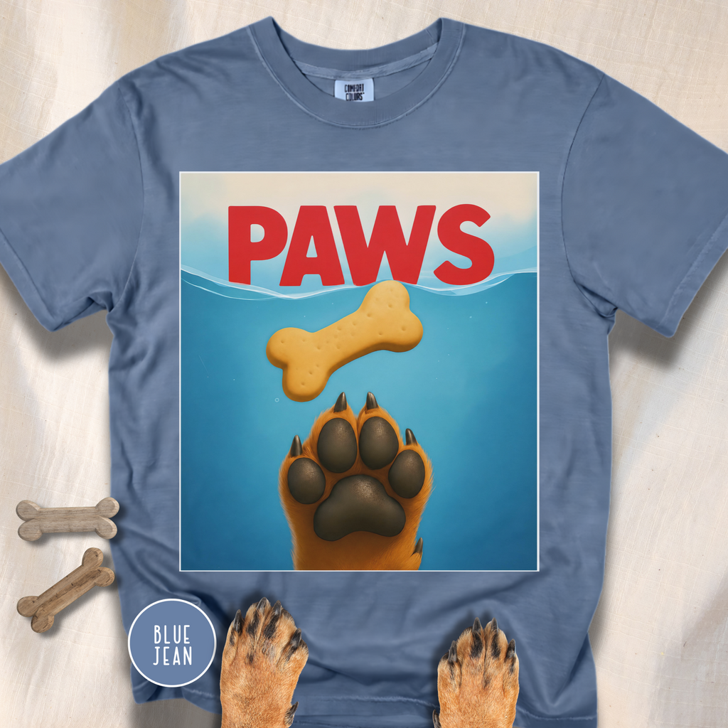 PAWS | Funny Dog Movie Parody T-Shirt