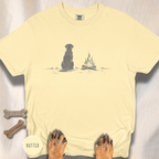 A Dog by the Campfire  T-Shirt