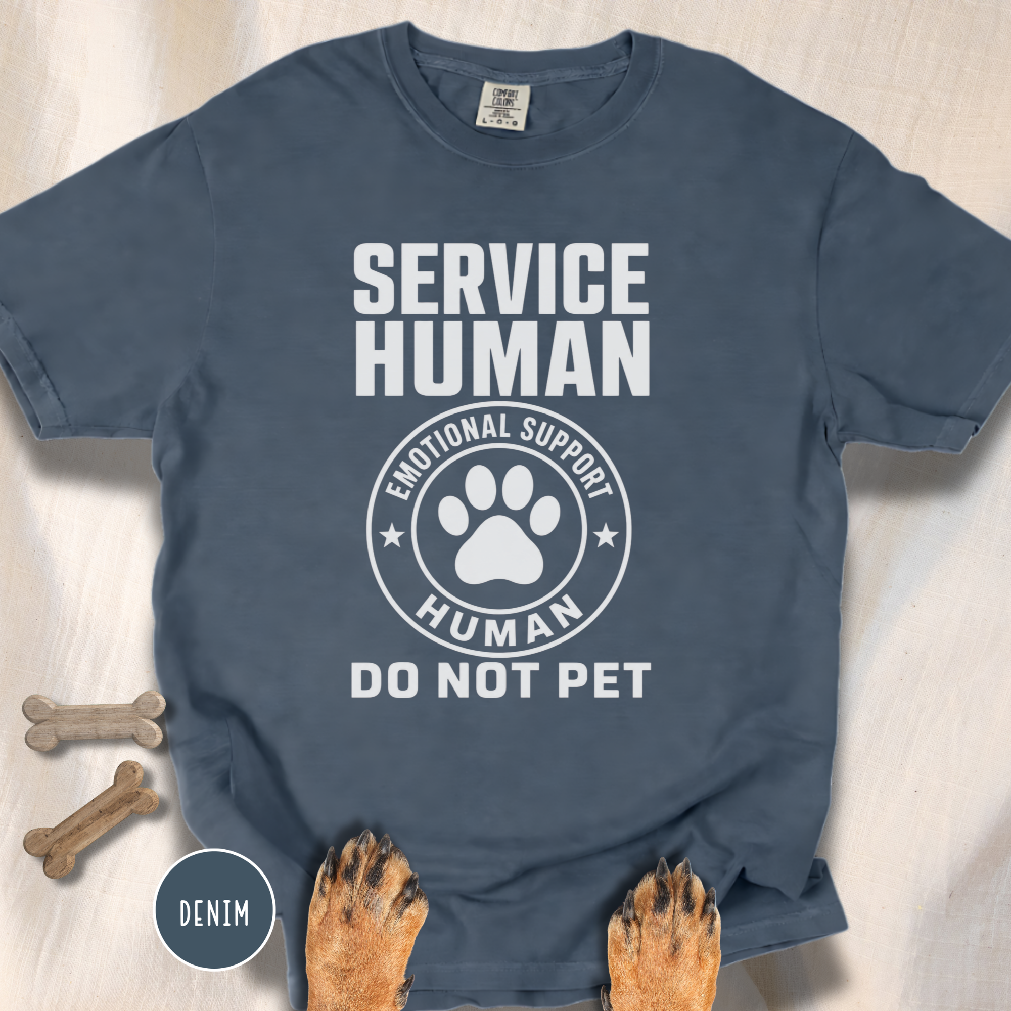Service Human Do Not Pet T-shirt