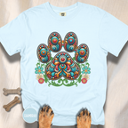 Groovy Mandela Paw Print T-shirt