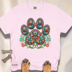 Groovy Mandela Paw Print T-shirt