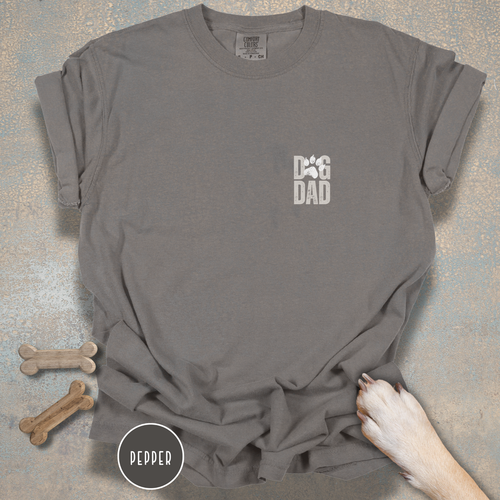 Personalized Best Dog Dad Ever Comfort Colors T-Shirt