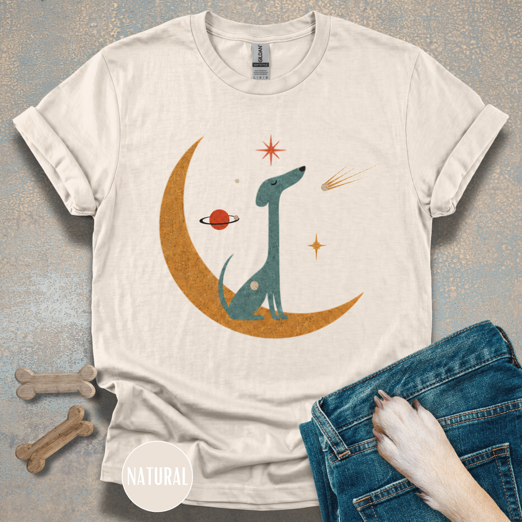 Cosmic Dog Observes the Skies T-Shirt
