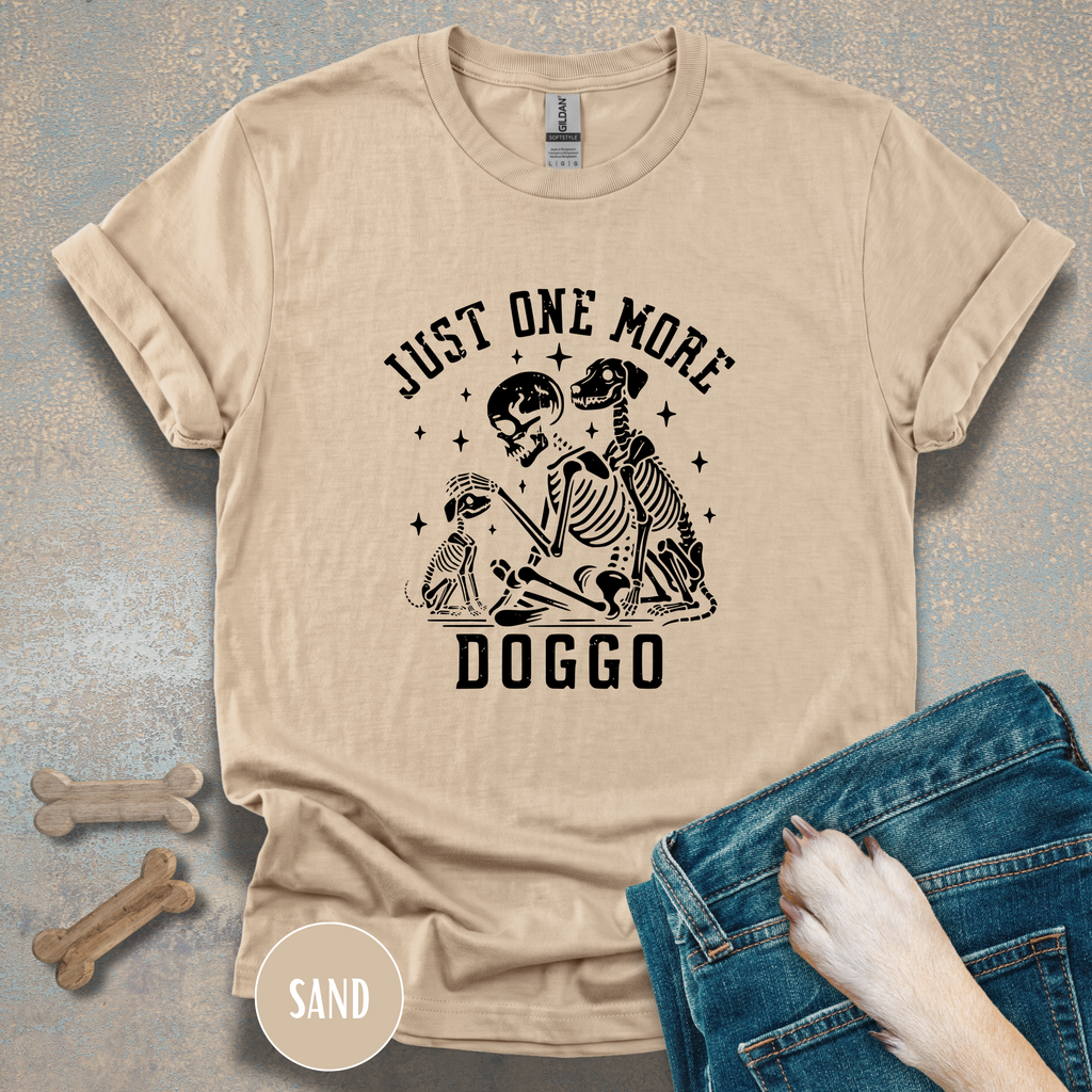 Just One More Doggo Tee | Skeleton Rescue Dog Lover T-shirt