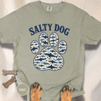 Salty Dog Shark Paw Print  T-shirt