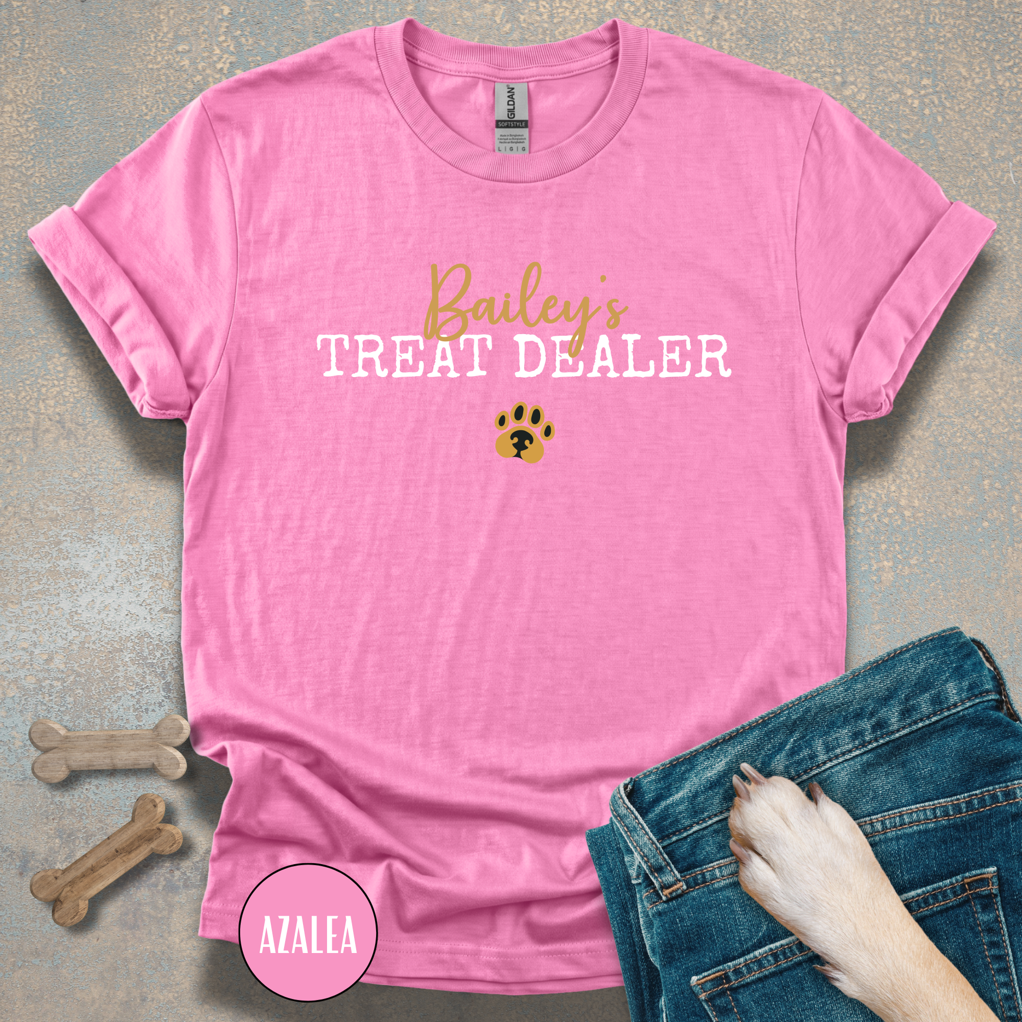 Personalized Treat Dealer Dog Lover T-shirt