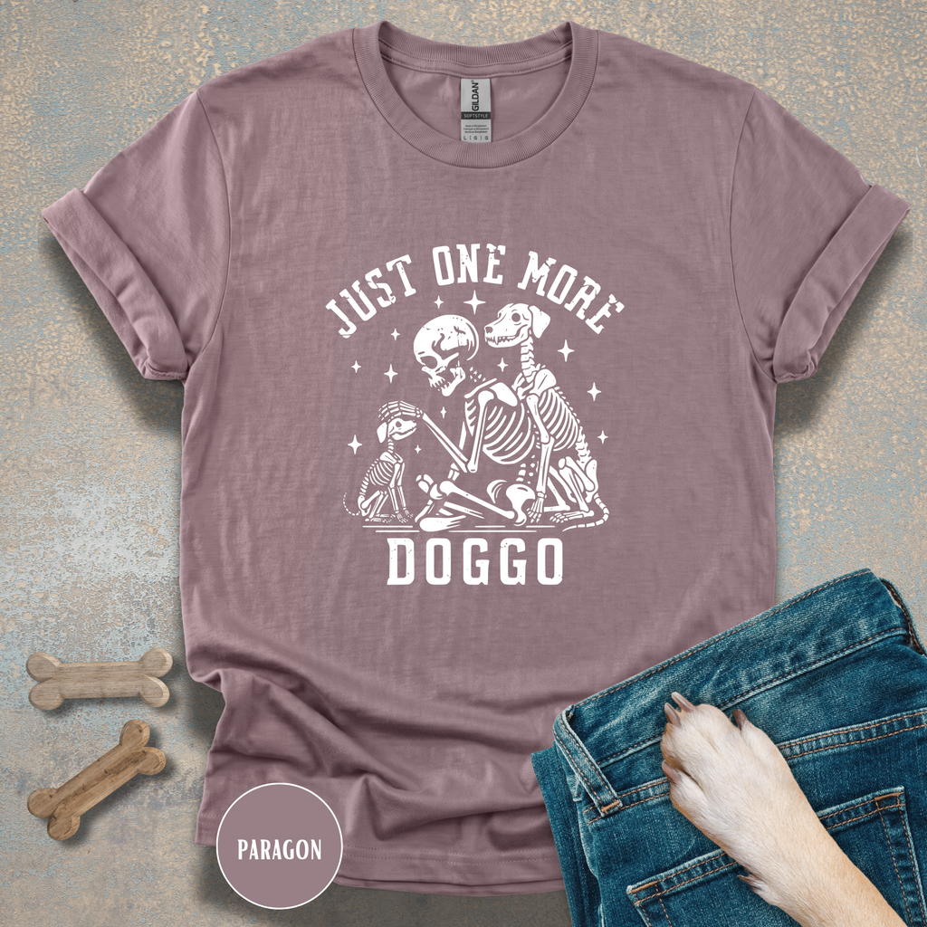 Just One More Doggo Tee | Skeleton Rescue Dog Lover T-shirt