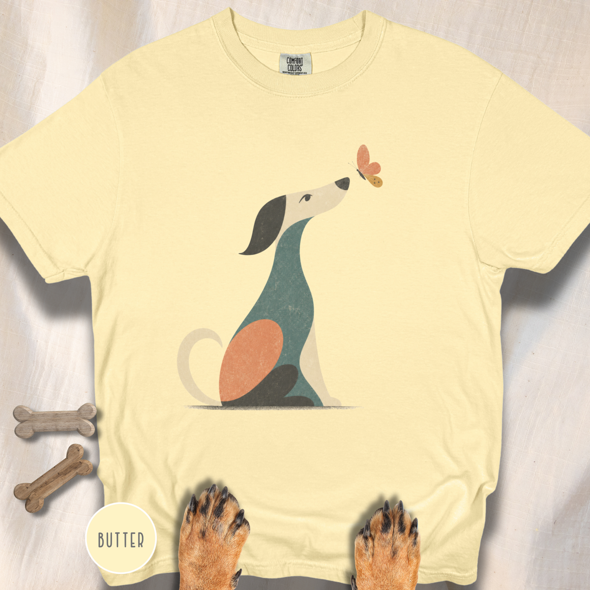 A Dog and a Butterfly T-shirt