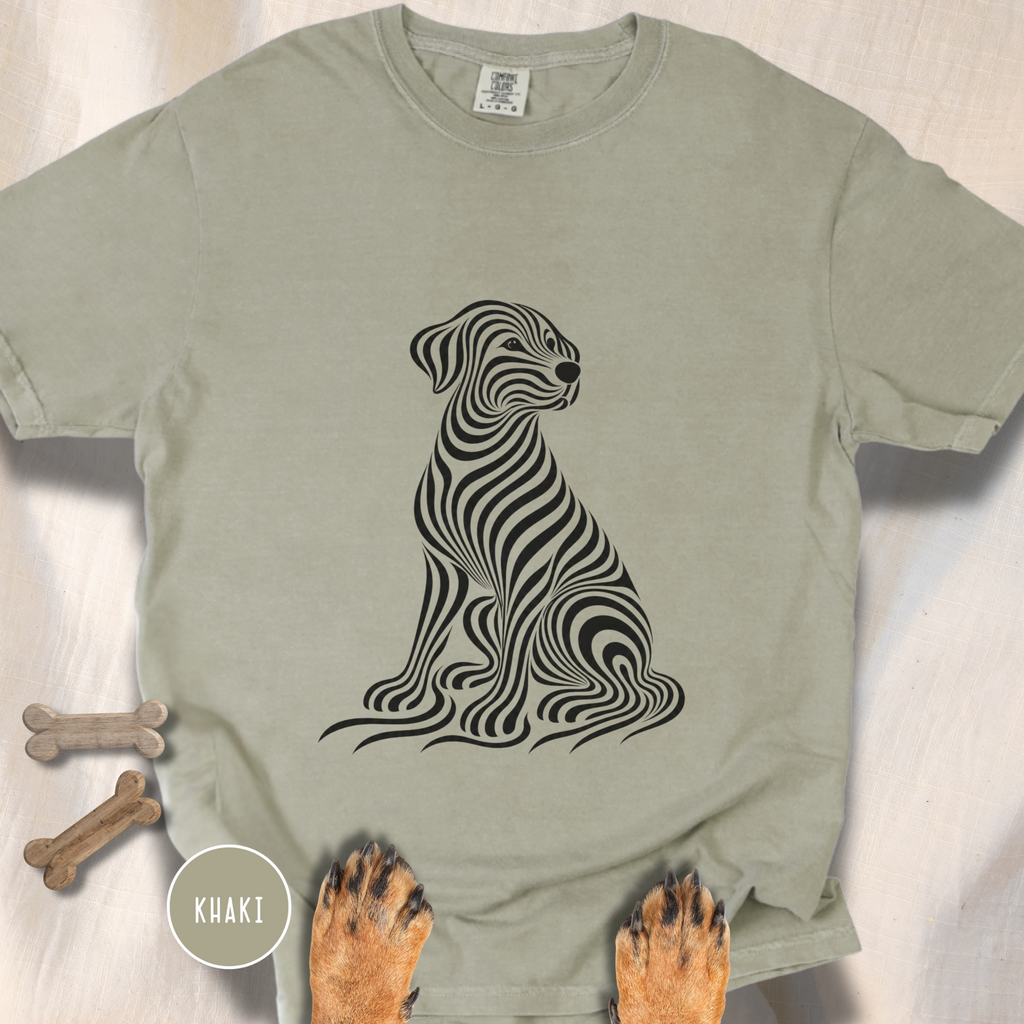 On My Wavelength Optical Art T-shirt