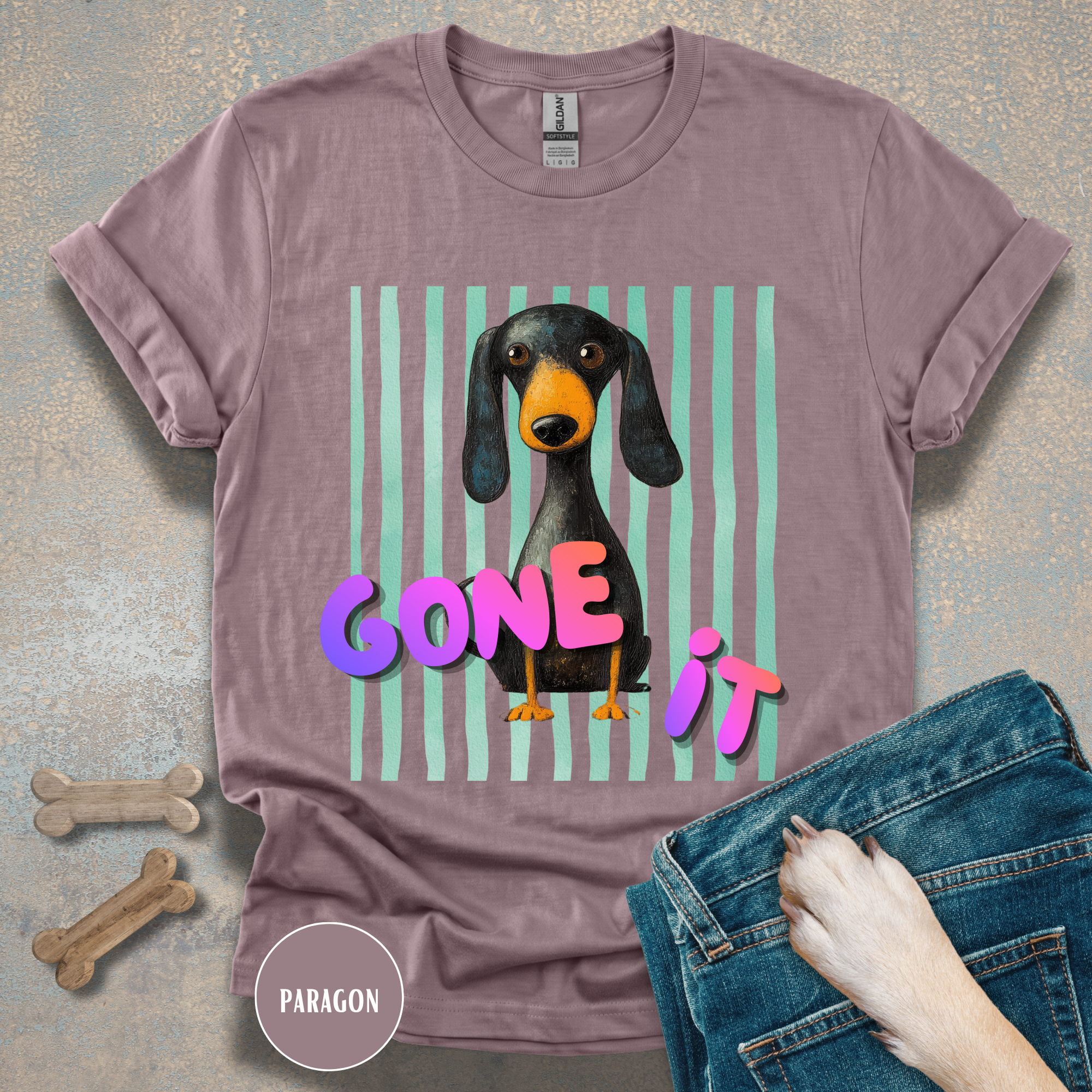 Dog Gone It Dachshund Graphic T-Shirt