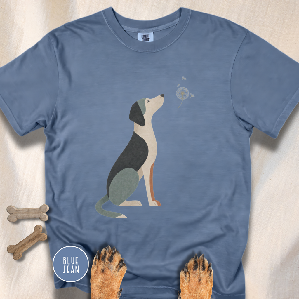 A Dog and a Dandelion T-shirt