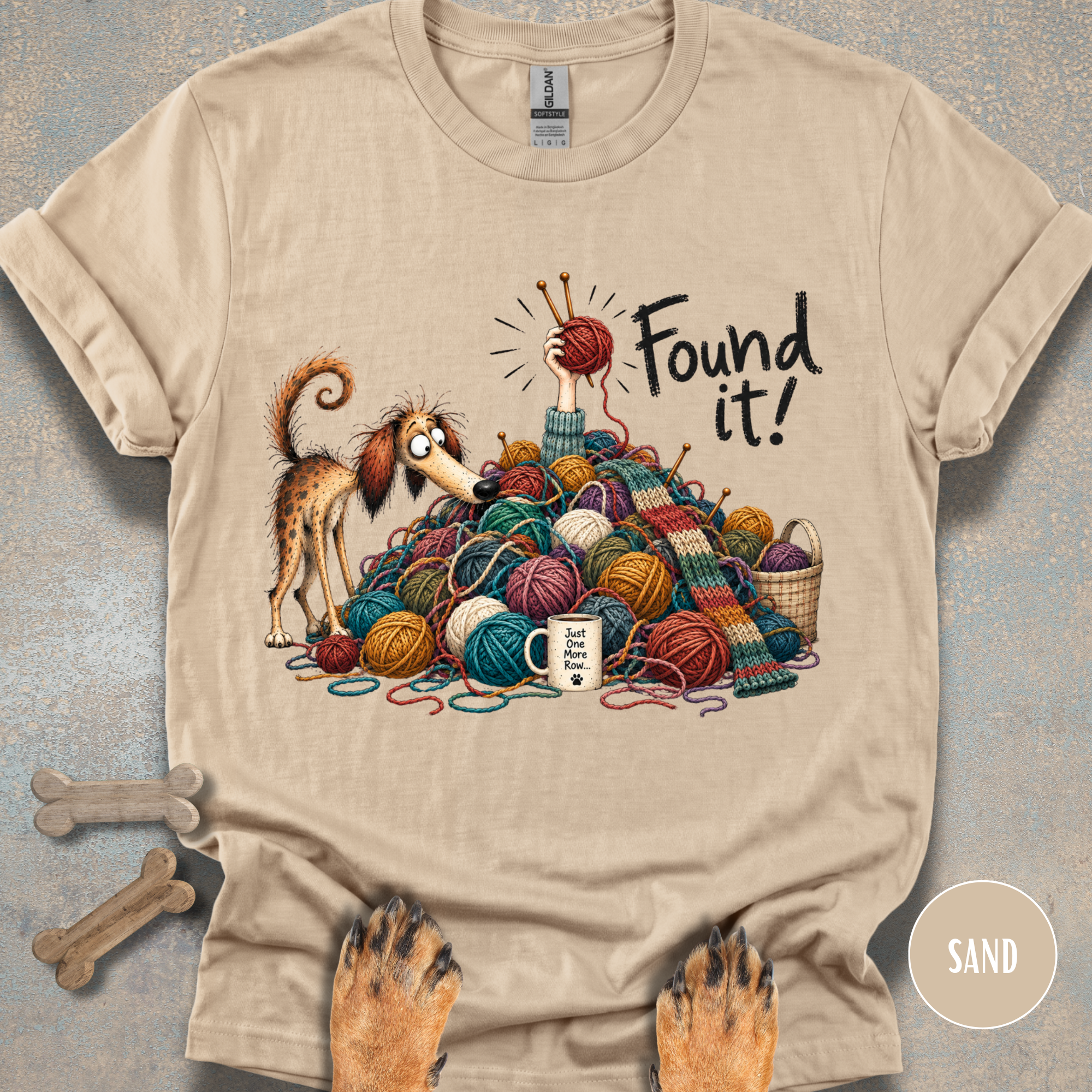 Found It Yarn Pile T-shirt
