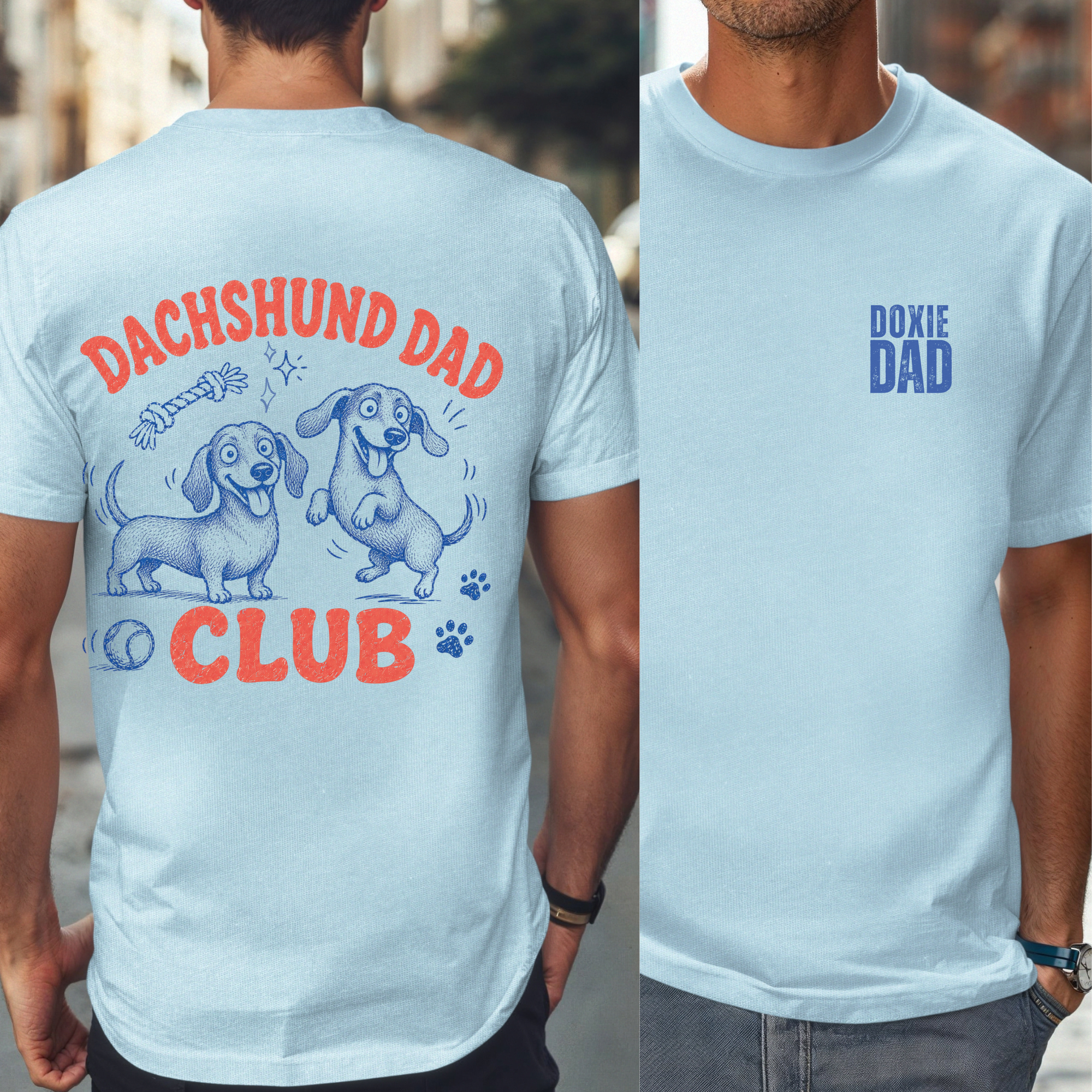 Dachshund Dad Club T-Shirt for Proud Doxie Owners