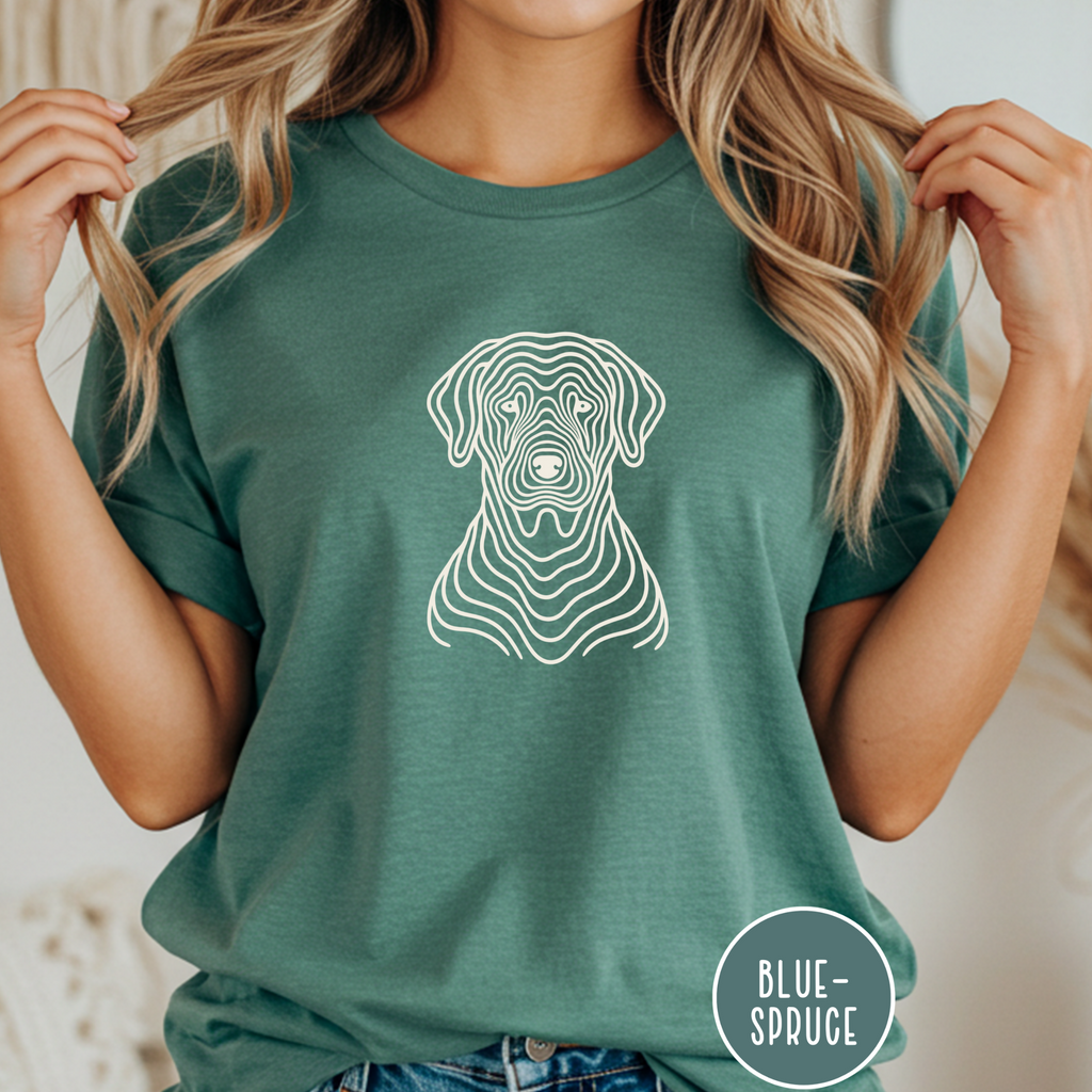 'Sup Pup Optical Art T-shirt