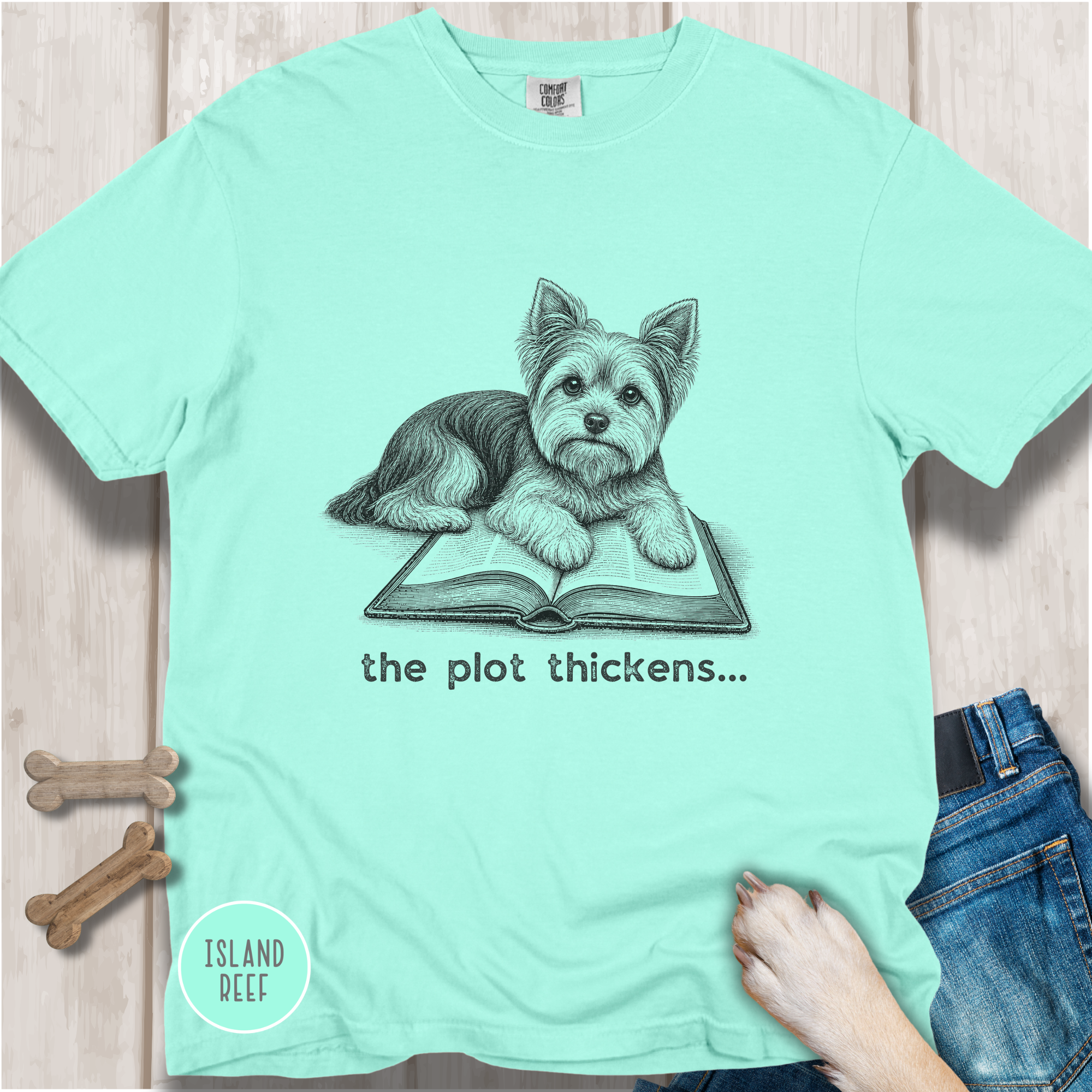 Yorkshire Terrier The Plot Thickens T-shirt