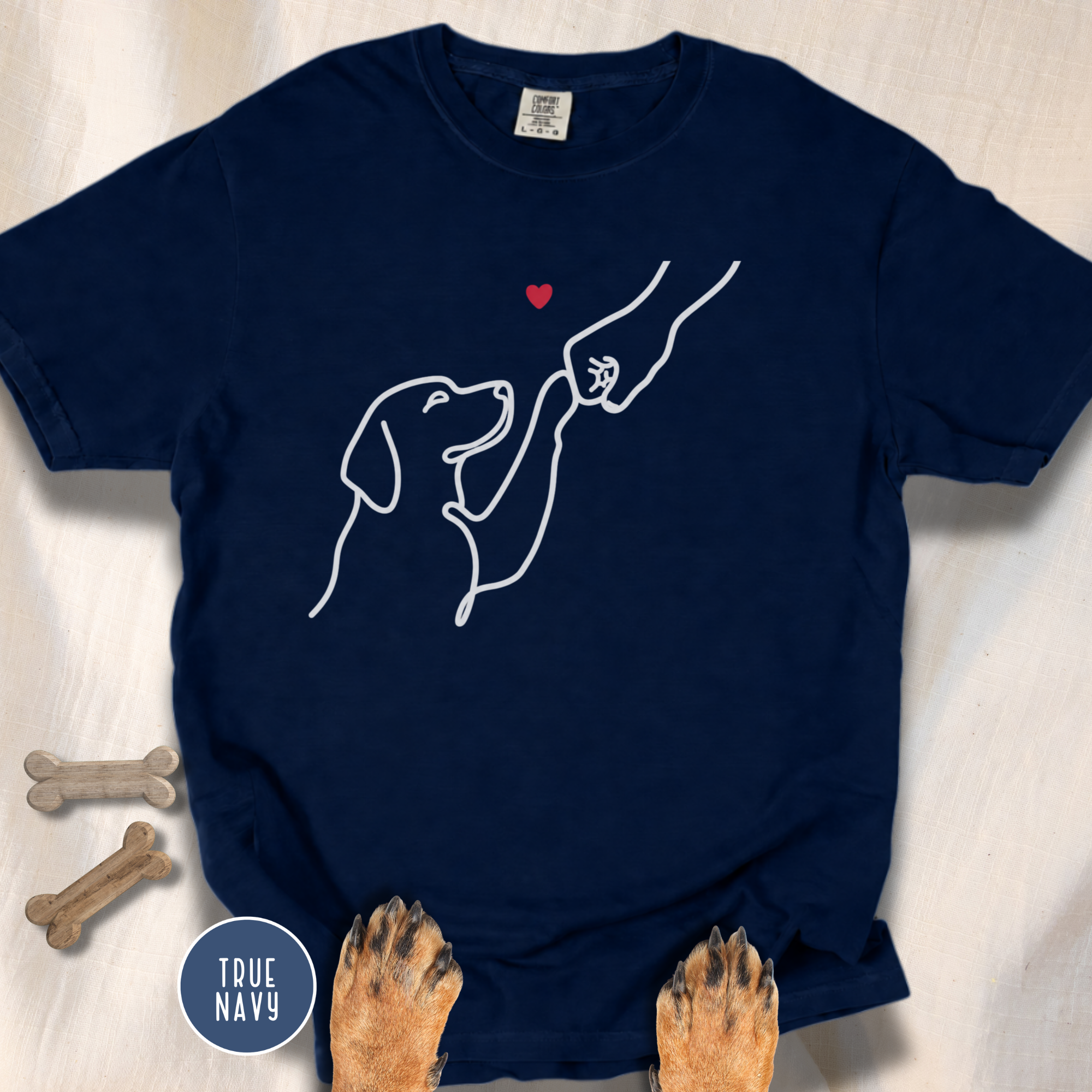 Paw and Hand Fist Bump T-shirt
