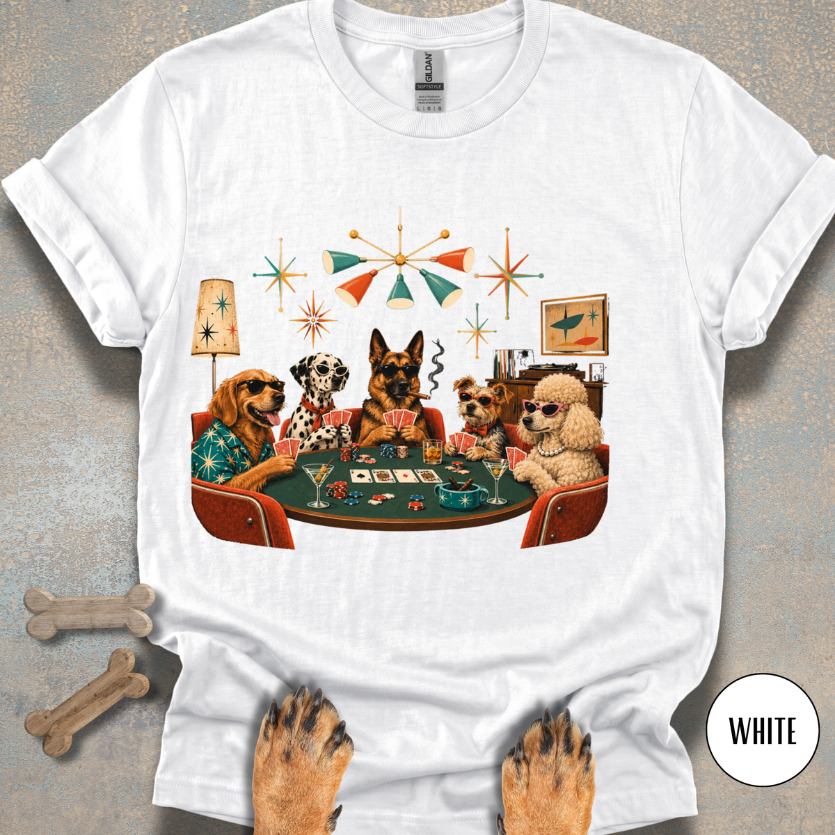 Dogs Playing Poker T-shirt
