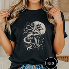 Snow Wolf Under the Moon  T-shirt