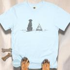 A Dog by the Campfire  T-Shirt