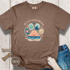 Coastal Dog Lover T-Shirt for Beach Loving Dog Moms