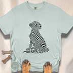 On My Wavelength Optical Art T-shirt