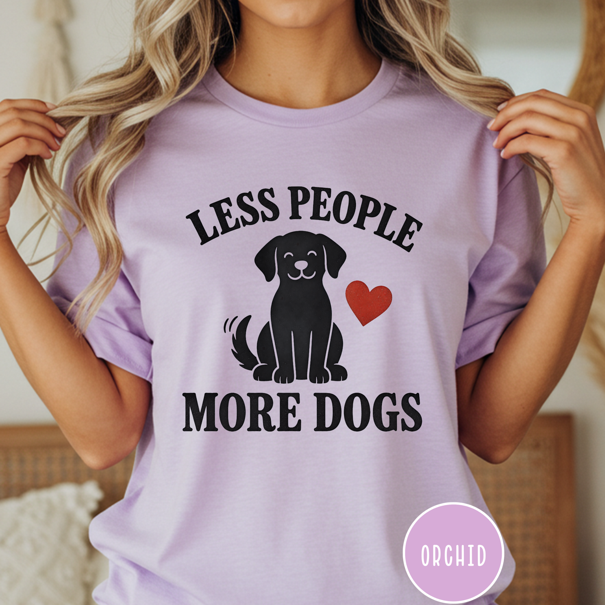 Less People More Dogs T-shirt