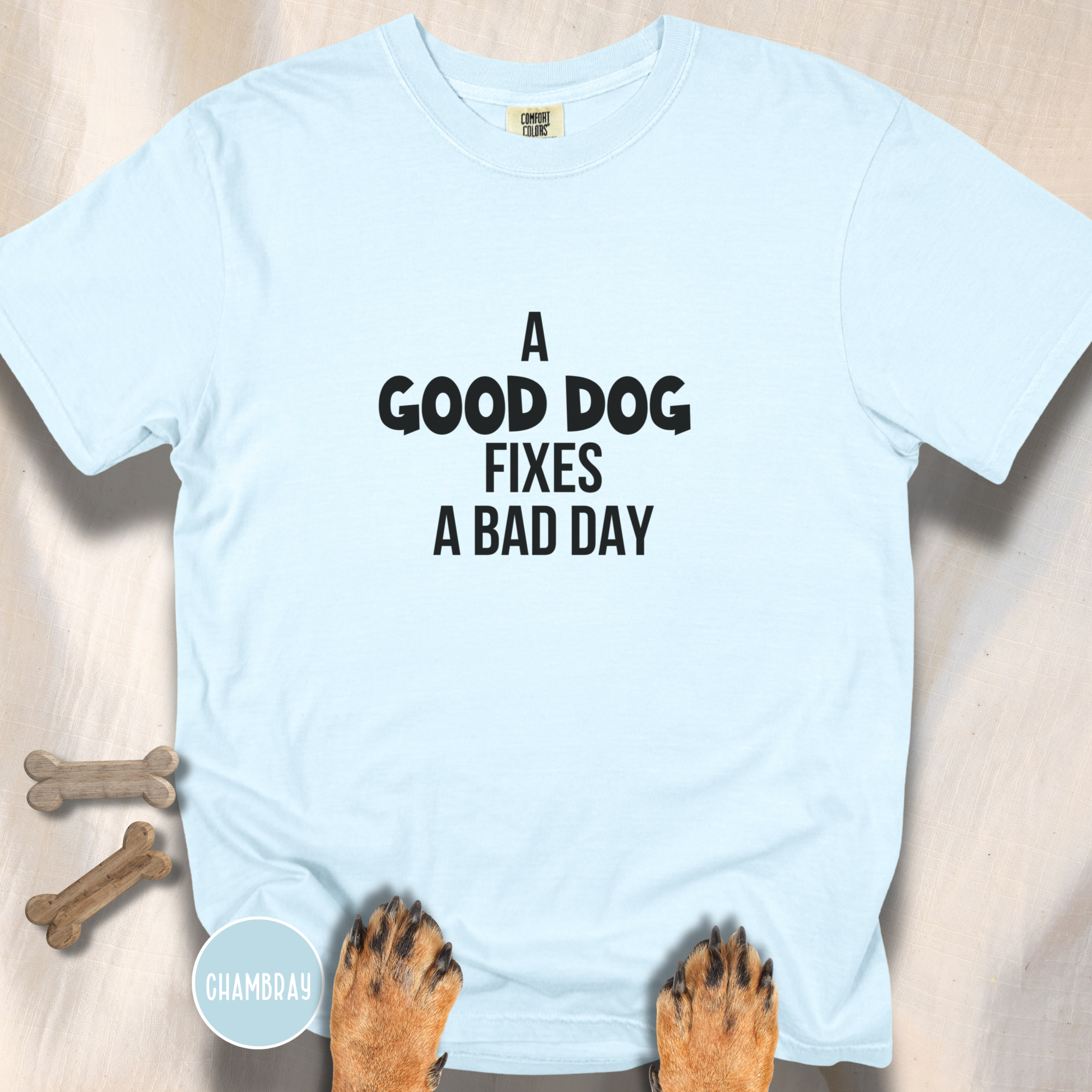 Good Dogs Fix Bad Days T-shirt