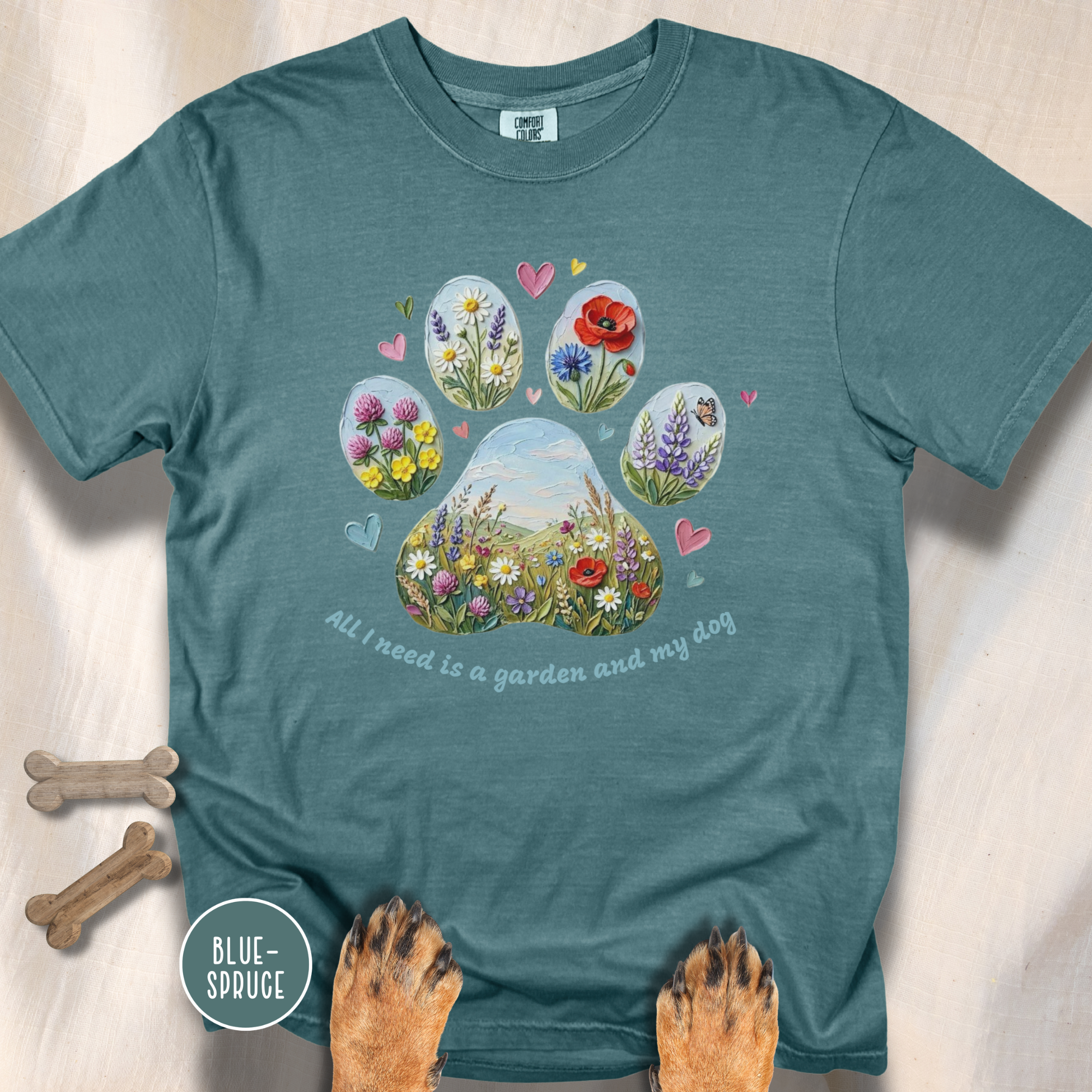 All I Need is a Garden and my Dog T-Shirt