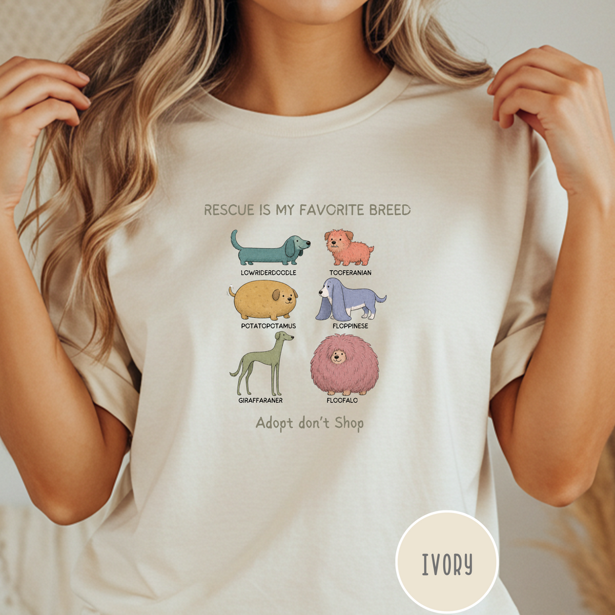 Rescue is My Favorite Breed  T-shirt