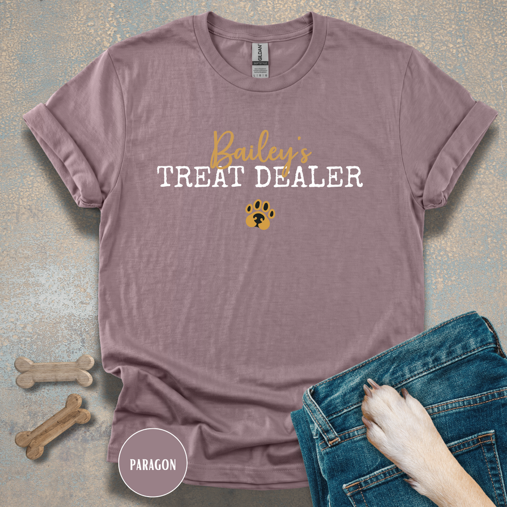 Personalized Treat Dealer Dog Lover T-shirt