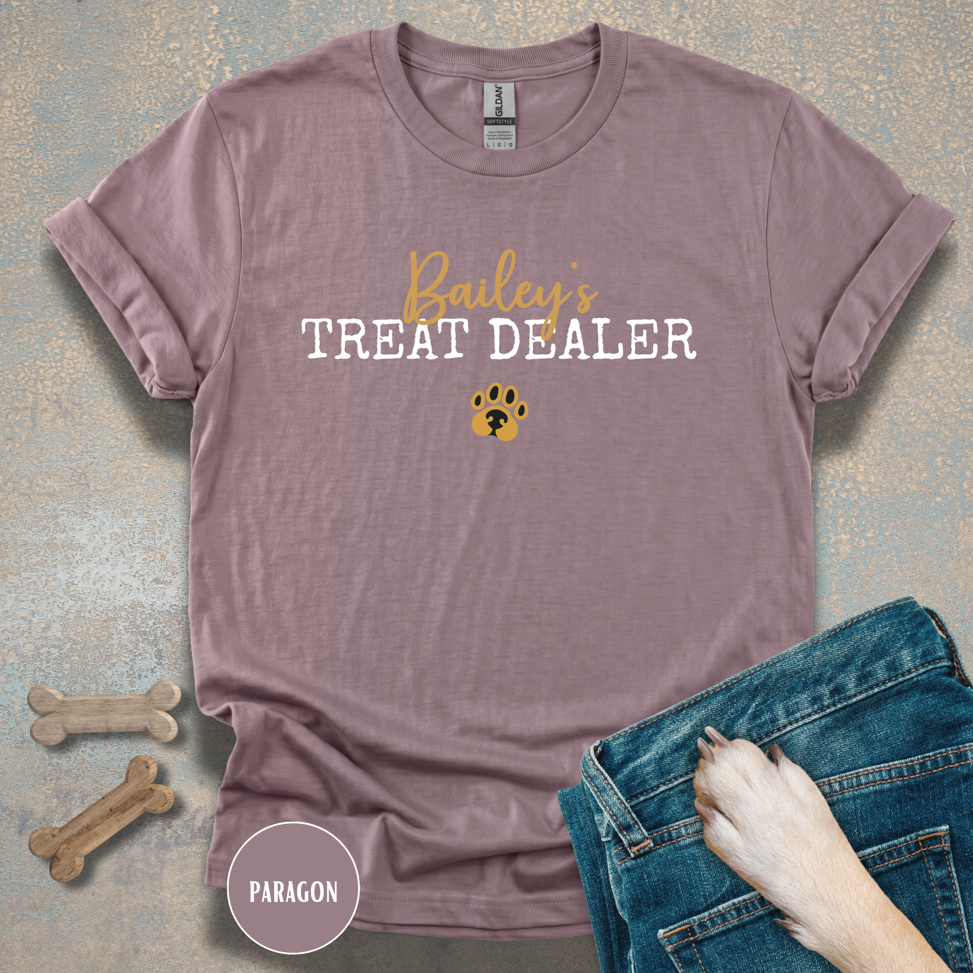 Personalized Treat Dealer Dog Lover T-shirt