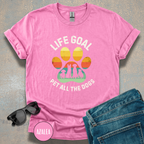 Life Goal: Pet All The Dogs T-Shirt | Funny Dog Lover Shirt