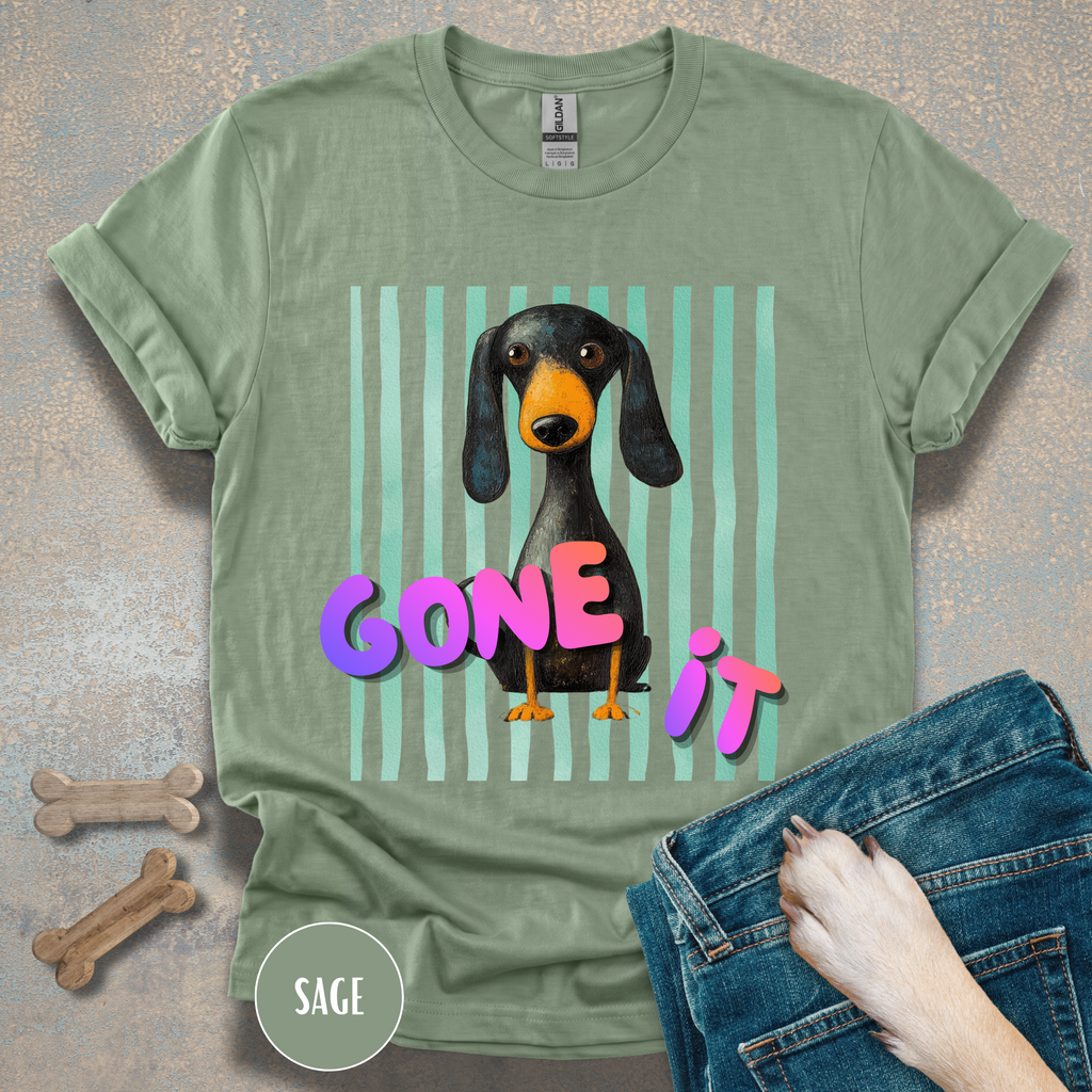 Dog Gone It Dachshund Graphic T-Shirt