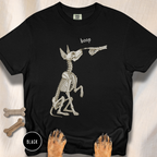 Skeleton Dog Boop  T-shirt