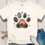 Adventure Buddy Dog Paw Comfort Colors T-Shirt