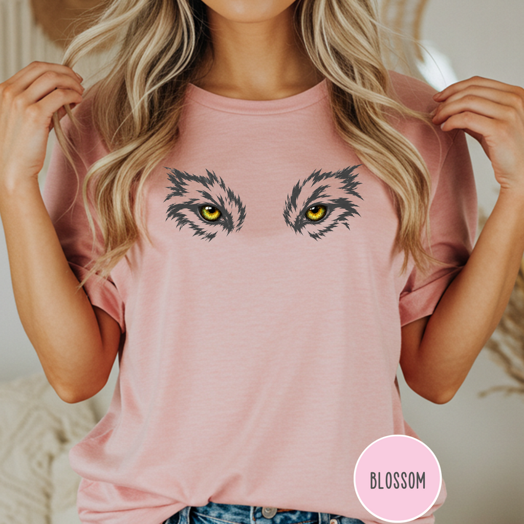 Golden Eyes of the Grey Wolf  T-Shirt