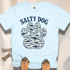 Salty Dog Shark Paw Print  T-shirt